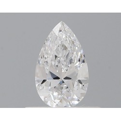 Diament szlif gruszkowy, 0.45ct, VVS2, D, GIA 1545228005