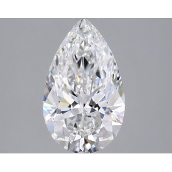 Diament laboratoryjny szlif gruszkowy, 1.56ct, VVS1, E, IGI LG749574291