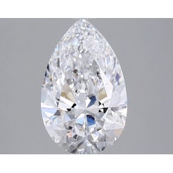 Diament laboratoryjny szlif gruszkowy, 1.57ct, VVS1, D, IGI LG749574282