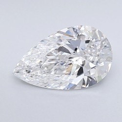 Diament laboratoryjny szlif gruszkowy, 1.25ct, VVS1, D, IGI LG760555705