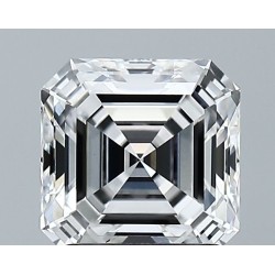 Diament laboratoryjny asscher, 1.9ct, VVS2, E, GIA 7506536204