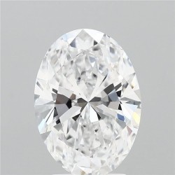 Diament laboratoryjny szlif owalny, 3ct, VVS2, D, IGI LG743582142