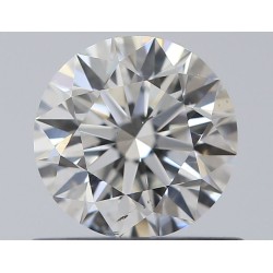 Diament szlif okrągły, 0.56ct, SI1, G, GIA 6535645470