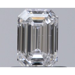 Diament szlif szmaragdowy, 0.51ct, VS2, D, GIA 7536059459