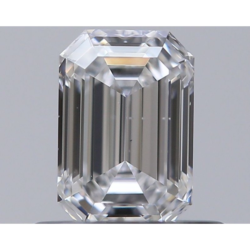 Diament szlif szmaragdowy, 0.51ct, VS2, D, GIA 7536059459