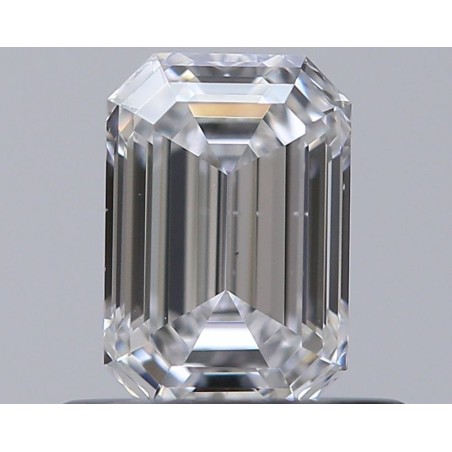 Diament szlif szmaragdowy, 0.51ct, VS2, D, GIA 7536059459