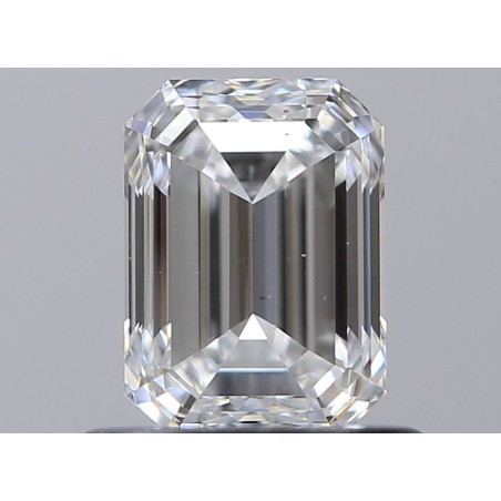 Diament szlif szmaragdowy, 0.7ct, VS2, F, GIA 7536485207