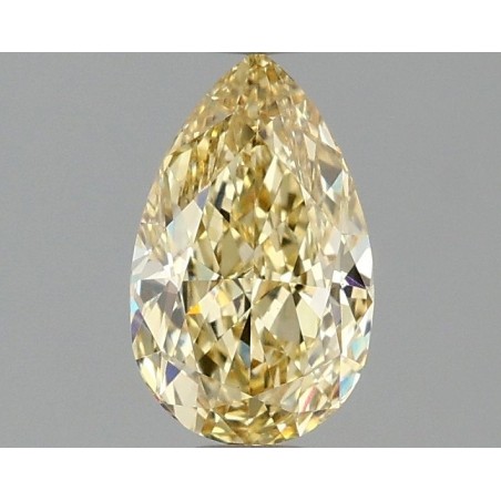 Diament laboratoryjny o barwie fantazyjnej szlif gruszkowy, 1.04ct, VVS2, Fancy Intense Yellow, IGI LG672401199