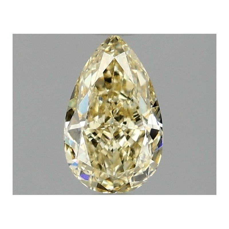 Diament laboratoryjny o barwie fantazyjnej szlif gruszkowy, 1.05ct, VVS2, Fancy Yellow, IGI LG675578373
