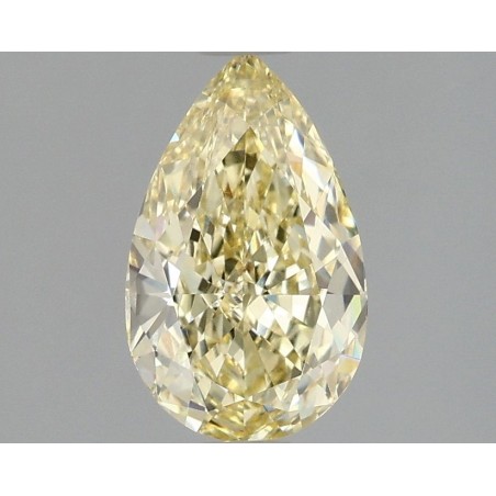 Diament laboratoryjny o barwie fantazyjnej szlif gruszkowy, 1.58ct, VVS2, Fancy Intense Yellow, IGI LG677567738