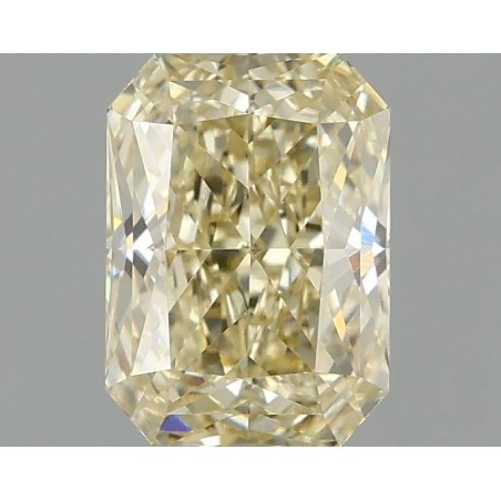 Diament laboratoryjny o barwie fantazyjnej radiant, 1.08ct, VVS2, Fancy Yellow, IGI LG677575775