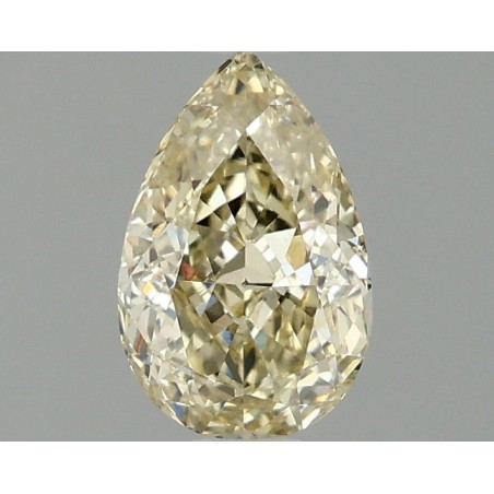 Diament laboratoryjny o barwie fantazyjnej szlif gruszkowy, 1.08ct, VVS2, Fancy Yellow, IGI LG675599565
