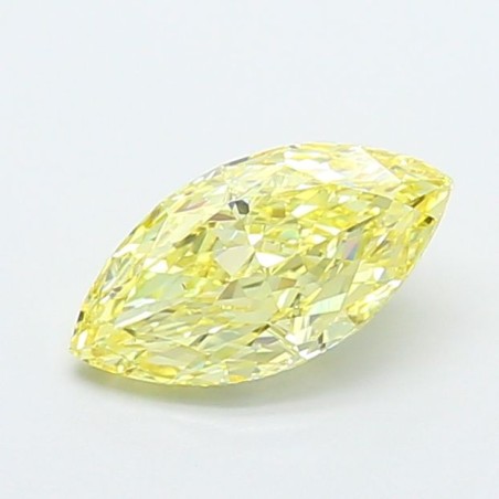 Diament laboratoryjny o barwie fantazyjnej markiza, 2.1ct, VVS2, Fancy Intense Yellow, IGI LG756560056
