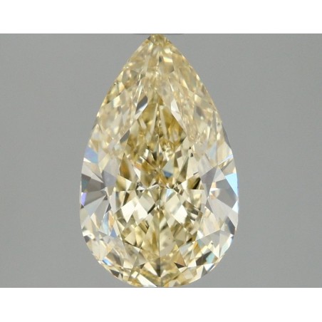 Diament laboratoryjny o barwie fantazyjnej szlif gruszkowy, 2.04ct, VVS2, Fancy Intense Yellow, IGI LG681518382
