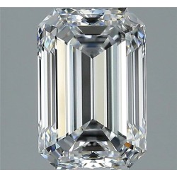 Diament szlif szmaragdowy, 2ct, VVS1, E, GIA 2538456293