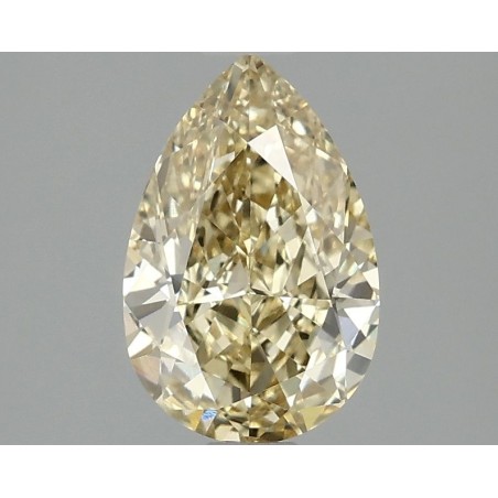 Diament laboratoryjny o barwie fantazyjnej szlif gruszkowy, 1.59ct, VVS2, Fancy Intense Yellow, IGI LG698562226