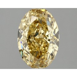 Diament laboratoryjny o barwie fantazyjnej szlif owalny, 2.09ct, VVS2, Fancy Intense Yellow, IGI LG667419898