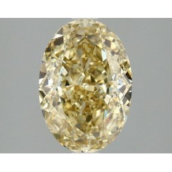 Diament laboratoryjny o barwie fantazyjnej szlif owalny, 2.07ct, VVS2, Fancy Intense Yellow, IGI LG666441640