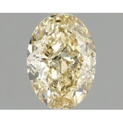 Diament laboratoryjny o barwie fantazyjnej szlif owalny, 1.08ct, VVS2, Fancy Yellow, IGI LG667455724