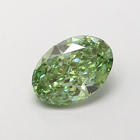 Diament laboratoryjny o barwie fantazyjnej szlif owalny, 1.03ct, VVS2, Fancy Intense Green, IGI LG752568108