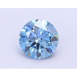 Diament laboratoryjny o barwie fantazyjnej szlif okrągły, 1.09ct, VVS2, Fancy Vivid Blue, IGI LG686502711