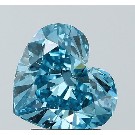 Diament laboratoryjny o barwie fantazyjnej serce, 2.54ct, VVS2, Fancy Vivid Blue, IGI LG660490306