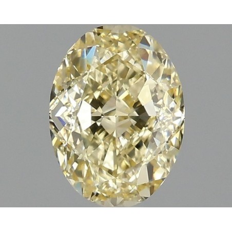Diament laboratoryjny o barwie fantazyjnej szlif owalny, 1.1ct, VVS2, Fancy Intense Yellow, IGI LG670441596