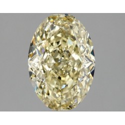 Diament laboratoryjny o barwie fantazyjnej szlif owalny, 2.07ct, VVS2, Fancy Intense Yellow, IGI LG670482548