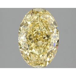 Diament laboratoryjny o barwie fantazyjnej szlif owalny, 2.09ct, VVS2, Fancy Intense Yellow, IGI LG671440466