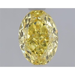 Diament laboratoryjny o barwie fantazyjnej szlif owalny, 1.09ct, VVS2, Fancy Intense Yellow, IGI LG747514841