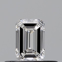 Diament szlif szmaragdowy, 0.31ct, VVS2, E, GIA 7541113244