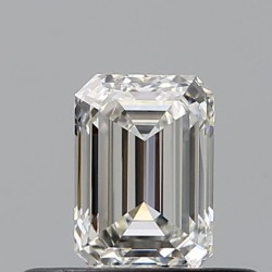 Diament szlif szmaragdowy, 0.4ct, VVS2, I, GIA 2547120282