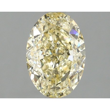 Diament laboratoryjny o barwie fantazyjnej szlif owalny, 1.59ct, VVS2, Fancy Yellow, IGI LG673412343