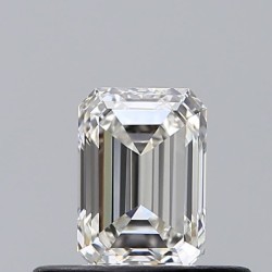 Diament szlif szmaragdowy, 0.4ct, VVS2, G, GIA 1545120611