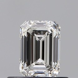 Diament szlif szmaragdowy, 0.51ct, VS1, G, GIA 6545126920