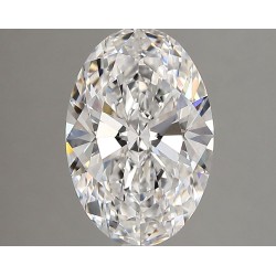 Diament laboratoryjny szlif owalny, 2.61ct, VVS2, D, IGI LG760517735