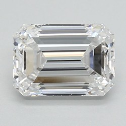 Diament laboratoryjny szlif szmaragdowy, 1.5ct, VVS1, D, IGI LG720555113