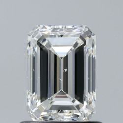 Diament szlif szmaragdowy, 0.9ct, SI1, H, GIA 5456641538