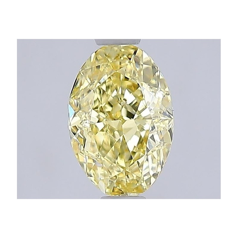 Diament laboratoryjny o barwie fantazyjnej szlif owalny, 1.02ct, VVS2, Fancy Yellow, IGI LG710543612