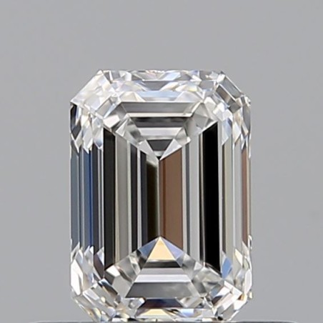 Diament szlif szmaragdowy, 0.53ct, VVS2, F, GIA 6541116179