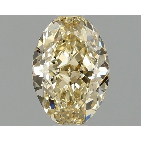 Diament laboratoryjny o barwie fantazyjnej szlif owalny, 1.01ct, VVS2, Fancy Yellow, IGI LG675550945