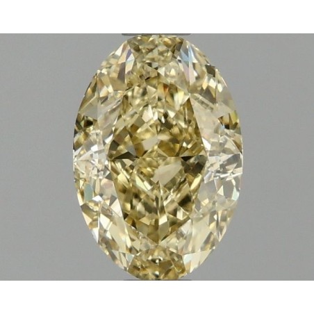 Diament laboratoryjny o barwie fantazyjnej szlif owalny, 1.07ct, VVS2, Fancy Intense Yellow, IGI LG677549902