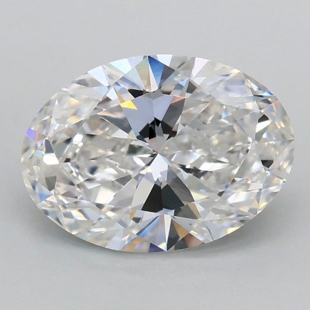 Diament laboratoryjny szlif owalny, 2ct, VVS2, E, IGI LG750546787