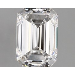 Diament laboratoryjny szlif szmaragdowy, 3ct, VVS2, D, IGI LG760556849