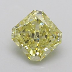 Diament laboratoryjny o barwie fantazyjnej szlif radiant kawadratowy, 1.62ct, VVS2, Fancy Yellow, IGI LG733519081