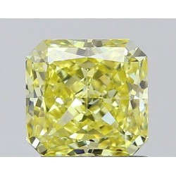 Diament laboratoryjny o barwie fantazyjnej szlif radiant kawadratowy, 1.15ct, VVS2, Fancy Intense Yellow, IGI LG732552871
