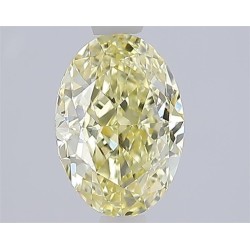 Diament laboratoryjny o barwie fantazyjnej szlif owalny, 1.51ct, VVS2, Fancy Yellow, IGI LG747514964