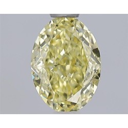 Diament laboratoryjny o barwie fantazyjnej szlif owalny, 1.08ct, VVS2, Fancy Yellow, IGI LG747514871