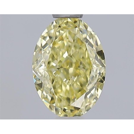 Diament laboratoryjny o barwie fantazyjnej szlif owalny, 1.08ct, VVS2, Fancy Yellow, IGI LG747514871
