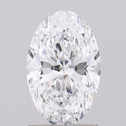 Diament laboratoryjny szlif owalny, 1.1ct, IF, D, IGI LG756535888